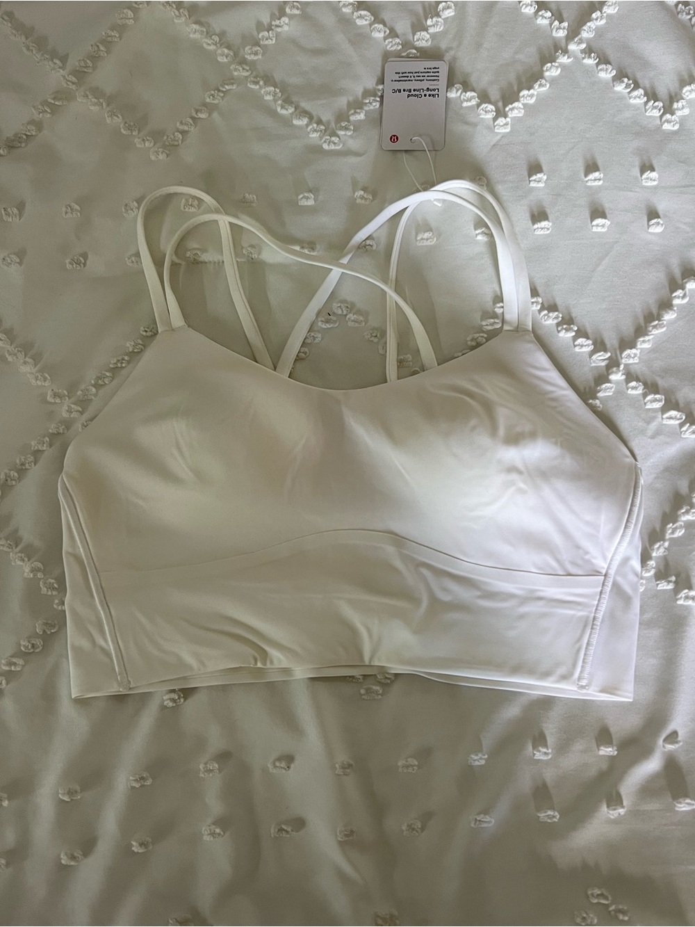 Lululemon Like a Cloud Long-Line Bra B/C size: 8 (NEW WITH TAGS)